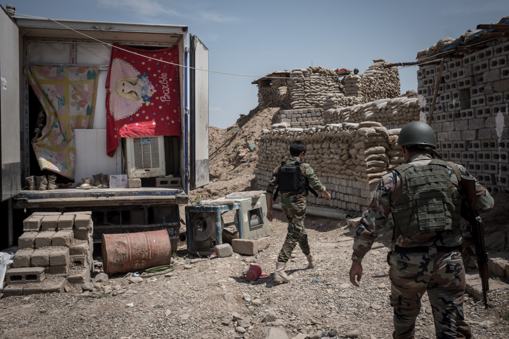 Peshmerga offensive during the liberation of the Turkmen village of Bashir, southern Kirkuk Province, April 30, 2016. (Photo: Kurdistan24/Alexandre Afonso)